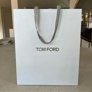 TOM FORD‎ Silver Metallic Shopping Bag Small